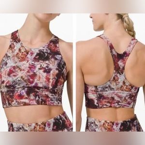 Lululemon 8 Wunder Train Long-Line Bra Medium Suppor Urbantricity Activewear Spo